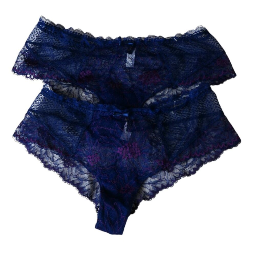 Chantelle- Women floral embroidery brief panties - Set of 2- Size USA M-New